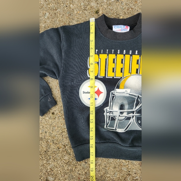 Vintage 90s Kids Pittsburgh Steelers Sweatshirt - Picture 7 of 9